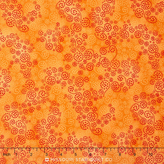 Wilmington Essentials - Sunny Side Up Sparkles Orange/Rust Yardage