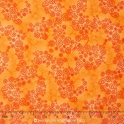 Wilmington Essentials - Sunny Side Up Sparkles Orange/Rust Yardage