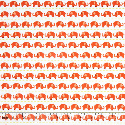 Oh Boy! - Elephants Orange Yardage