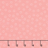 Strawberry Lemonade - Daisy Dots Carnation Yardage Primary Image
