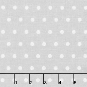 Flit and Bloom - Bloom Scalloped Dot Gray Yardage
