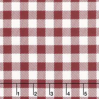 A Walk on the Prairie - Plaid Marsala Yardage