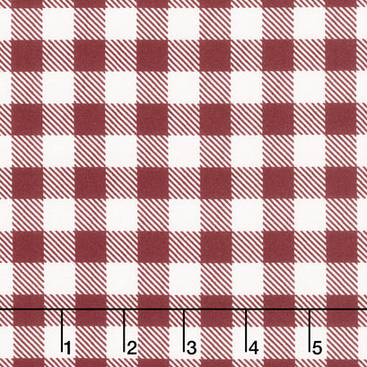 A Walk on the Prairie - Plaid Marsala Yardage