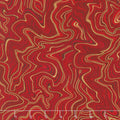 Holiday Flourish 11 - Holiday Marble Crimson Metallic Yardage