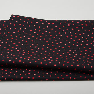 Poinsettia & Pine Favorites - Berries Black 2 Yard Cut
