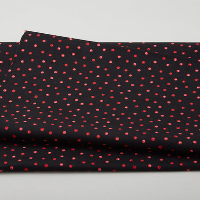 Poinsettia & Pine Favorites - Berries Black 2 Yard Cut