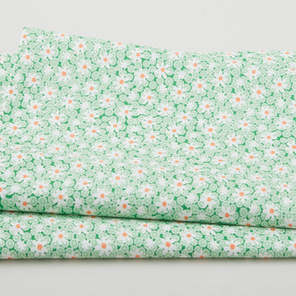 Nana Mae 8 Favorites - Floral Green 2 Yard Cut