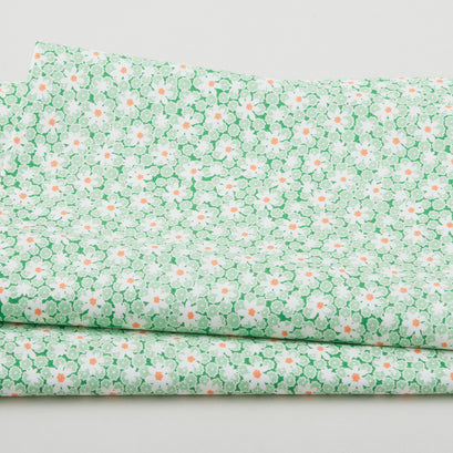Nana Mae 8 Favorites - Floral Green 2 Yard Cut