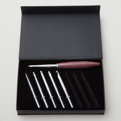Sawyer Creek Artistry Interchangeable Crochet Hook Set - Touch of Grey/Slim