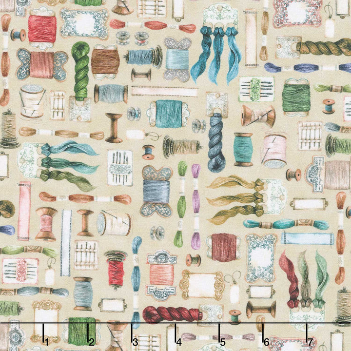 Make it Sew - Thread Cream Yardage