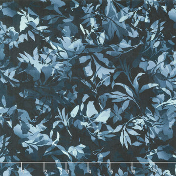 Artful Blooms - Leaves Shadow Yardage