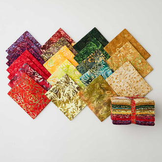 Java Batiks Autumn Favorites Fat Quarter Bundle