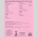 Hello Beautiful Wallhanging & Pillow Pattern Alternative View #1