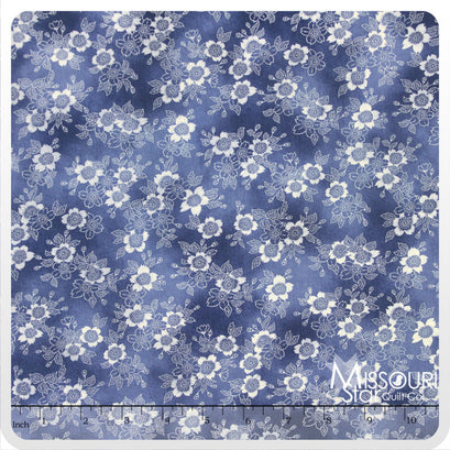 Oriental Traditions Indigo - Indigo Yardage