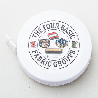 Missouri Star Four Fabric Groups Mini 5' (60") Round Tape Measure