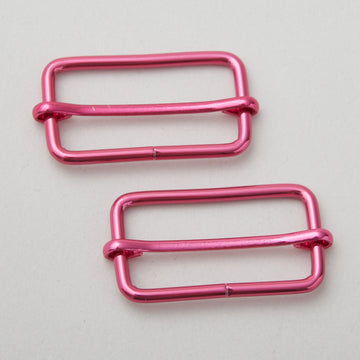 Sallie Tomato Tula Pink 1-1/2" Slider Buckle - Set of Two Pink Primary Image