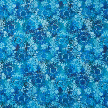 I Dream In Color - Sunflower Blue Yardage