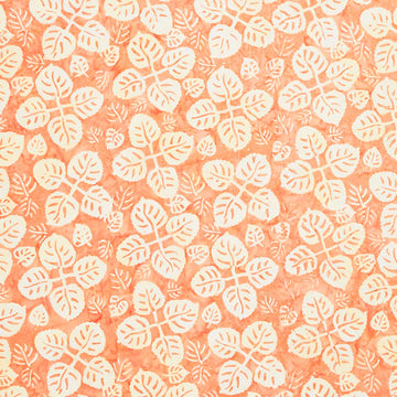 Breezy Batiks - Leaf Spinners Red Tangy Yardage Primary Image