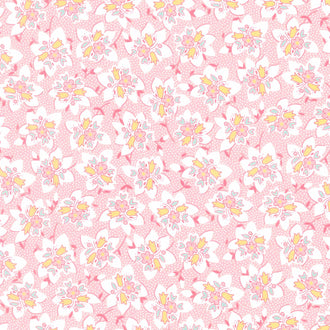 Blast from the Past - Bouquets Pink Yardage