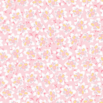 Blast from the Past - Bouquets Pink Yardage