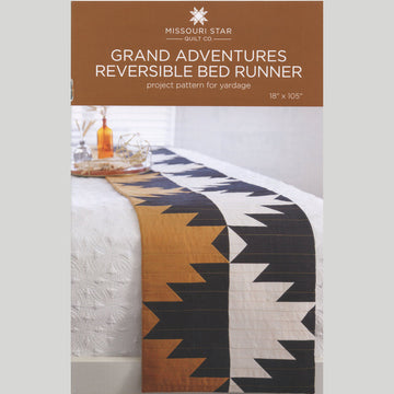Missouri Star Kona Cotton Solid Grand Adventures Reversible Bed Runner Kit Alternative View #3