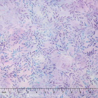 Artisan Batiks - Elementals Leaflets Orchid Yardage