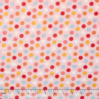 Just Dreamy 2 - Dots Pink Knit Yardage