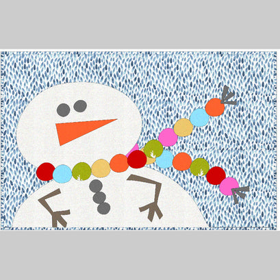 Let It Snow Floor Canvas Kit