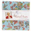 Floral Hues Cotton Lawn 5" Stackers