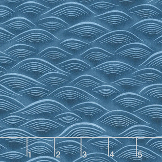 Imperial Collection 14 - Indigo Colorstory Waves Blue Yardage