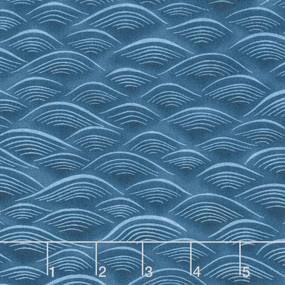 Imperial Collection 14 - Indigo Colorstory Waves Blue Yardage