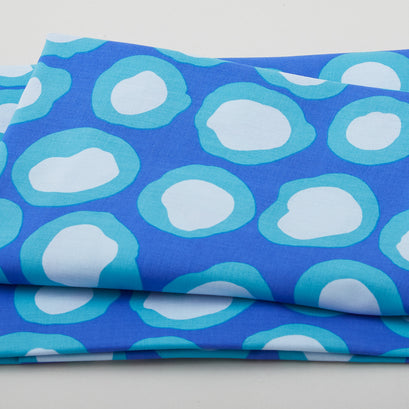 Kaffe Fassett - Collective February 2023 Fish Lips - Blue 2 Yard Cut