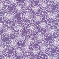 Toil and Trouble - Spiderweb Purple Glow in the Dark Yardage Primary Image