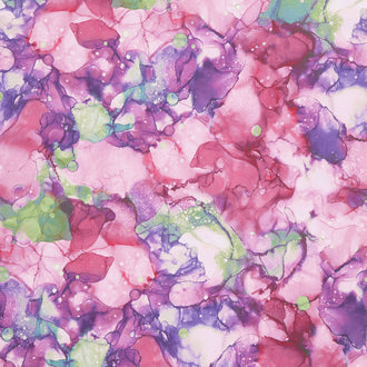 Fluidity - Fuchsia Digitally Printed Yardage