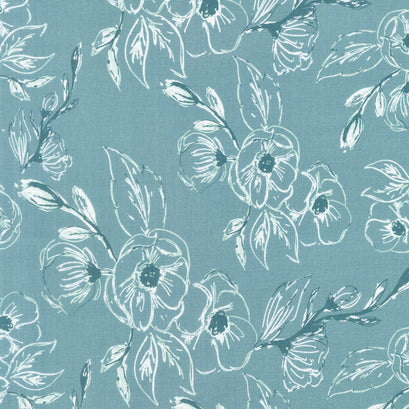 Grandale - Carnation Teal Yardage