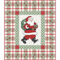 Holly Jolly White Santa Quilt Kit