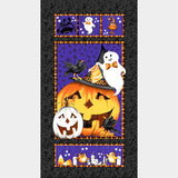Boo Whoo - Pumpkin Ghost Multi Glow in the Dark Panel Primary Image