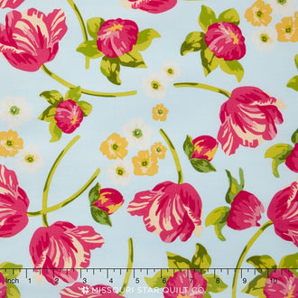 Floribella - Main Blue Yardage