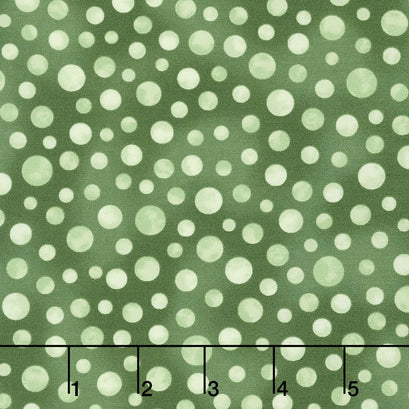 Florentina Rose - Dots Sage Yardage