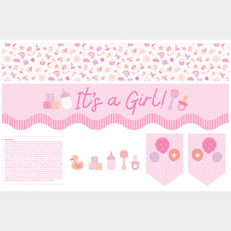 Mantel Runners - It's a Girl Panel