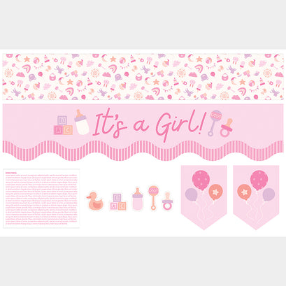 Mantel Runners - It's a Girl Panel