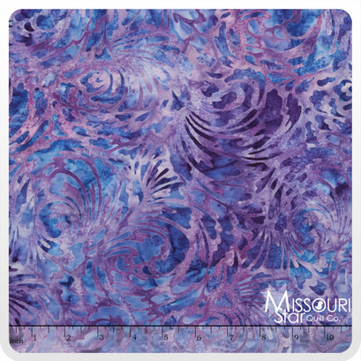 Artisan Batiks - Elementals Whirlwind Purple Yardage