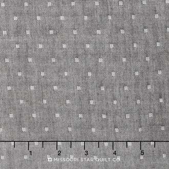 Double Gauze Chambray Dobby - Charcoal Yardage