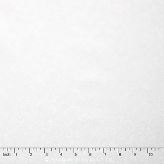 Wilmington Essentials - Scroll White on White 108" Backing