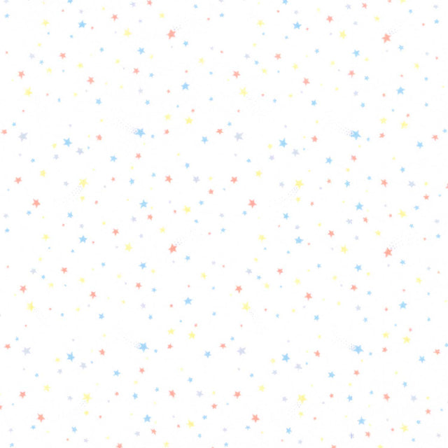 Wish & Wonder Flannel - Tiny Allover Stars Flannel Multi Yardage Primary Image