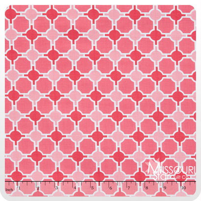 Splendor - Geometric Pink Yardage