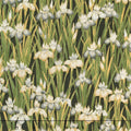 Imperial Collection 14 - Floral Leaves Black Metallic Yardage