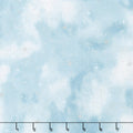 Winter White 3 - Winter Stars Sky Metallic Yardage