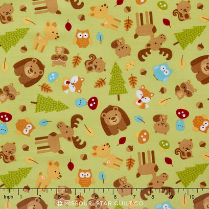 Happy Camper - Main Green Yardage