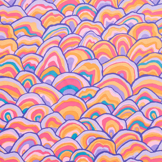 Kaffe Fassett Collective - August 2024 Hot Colorway Wobble Pastel Yardage